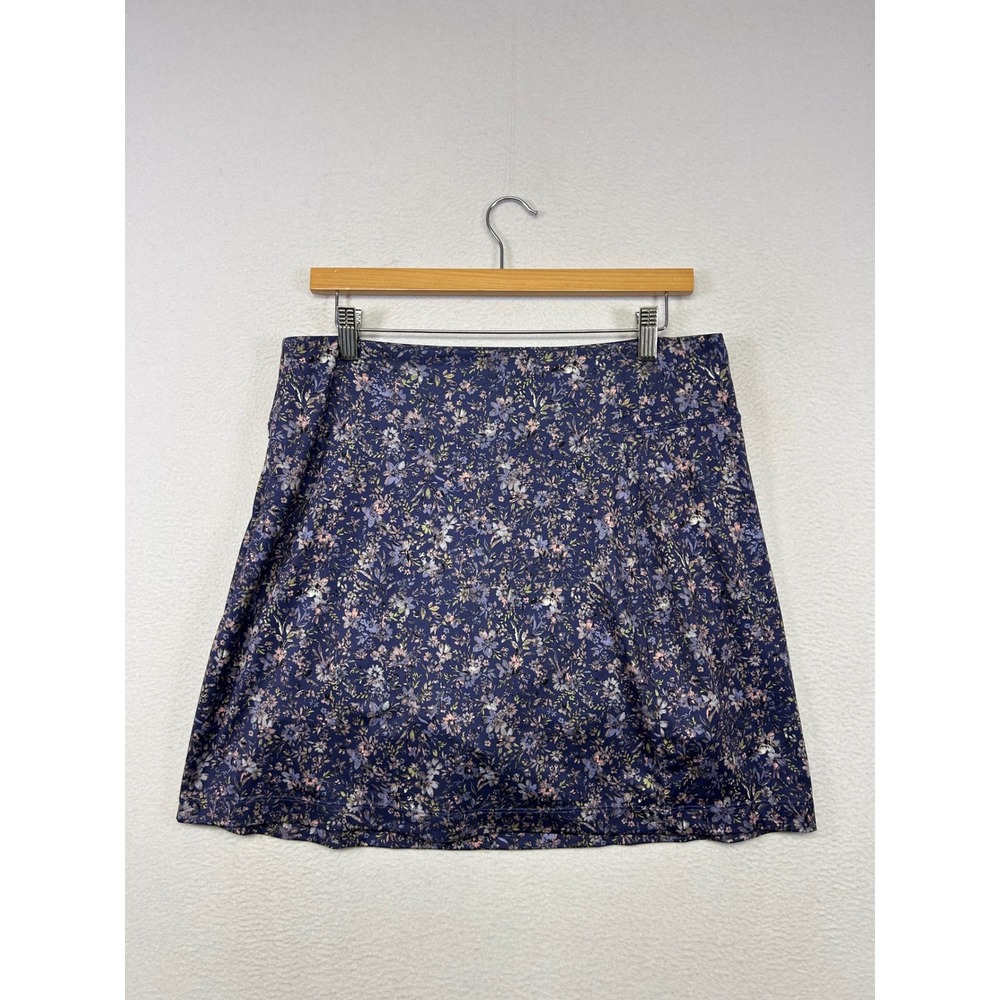 Cottagecore Floral J.Jill Fit Womens Small Purple Knit Activewear Skort Golf